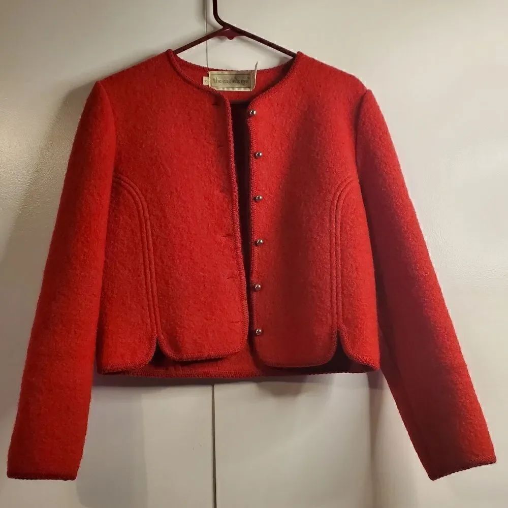 The Eagle's eye 100% wool jacket/sweater